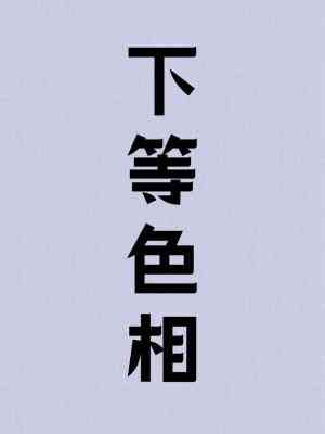 《下等色相》