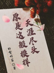 《天涯盡頭原是這般模樣》